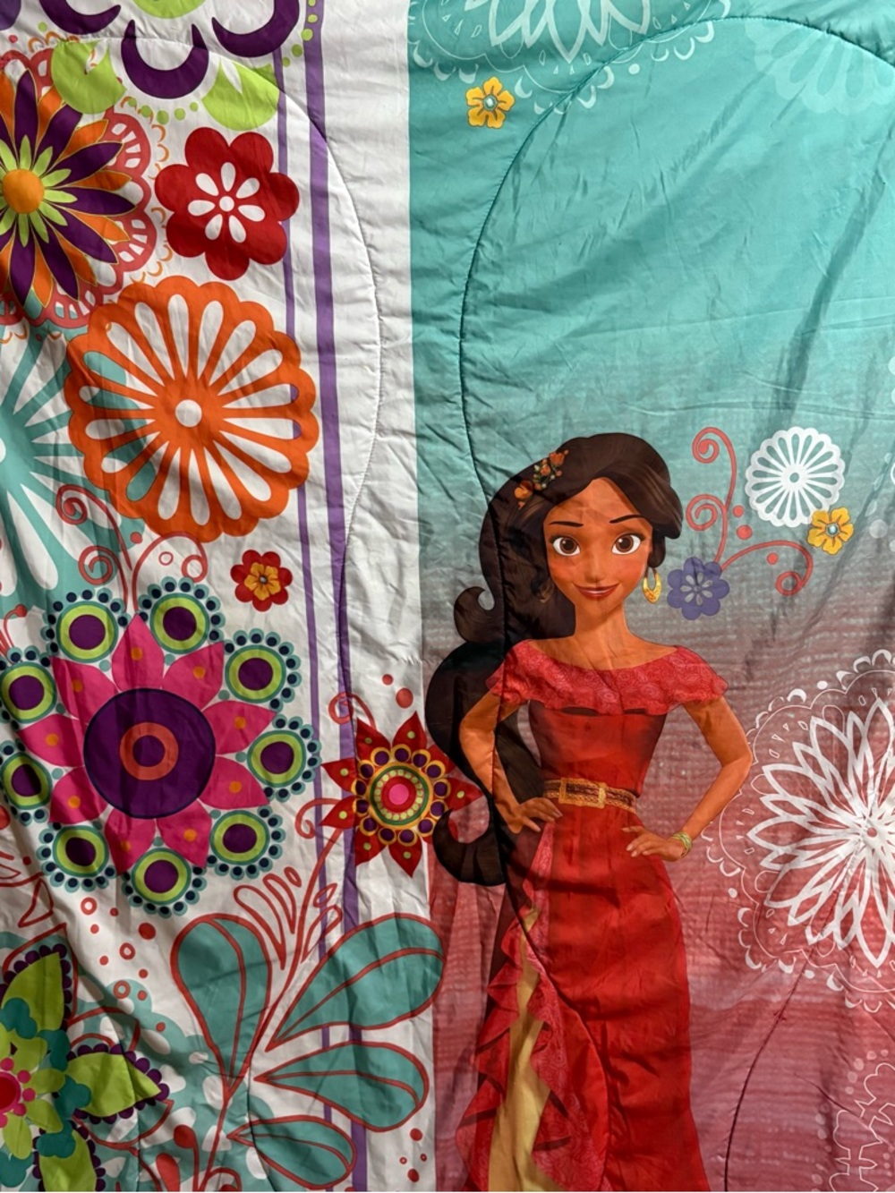 Disney Junior Discontinued Elena of Avalor Music Comforter Twin Full